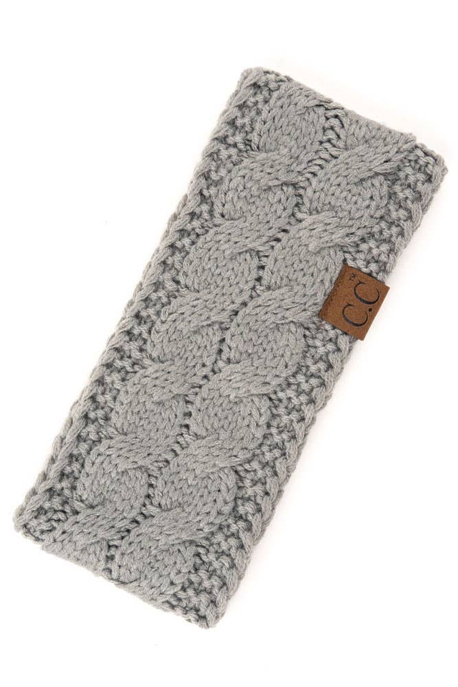 C.C Cable Knit Solid Headband