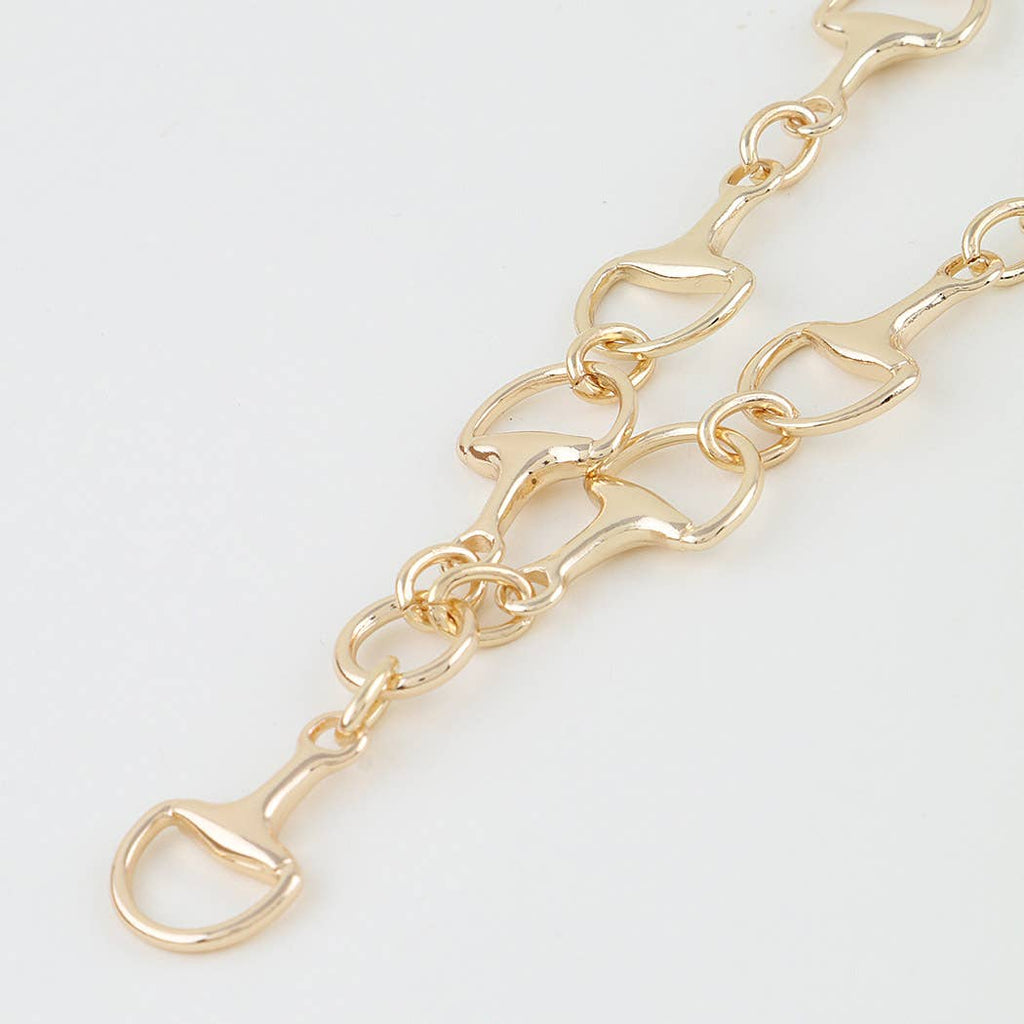 Polished Mariner Chain Drop Necklace