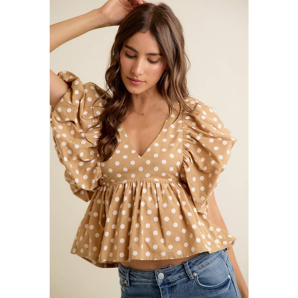 POLKA DOT TOP