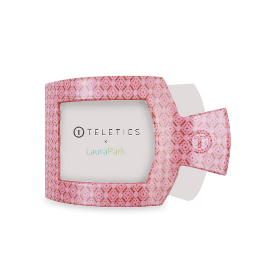 Berry Cozy Large Flat Square Hair Clip