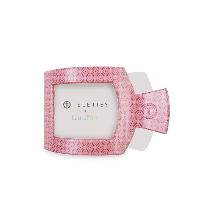 Berry Cozy Medium Flat Square Hair Clip