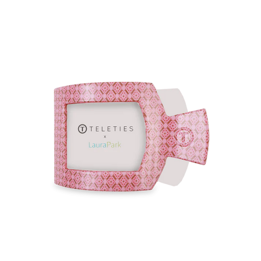 Berry Cozy Medium Flat Square Hair Clip