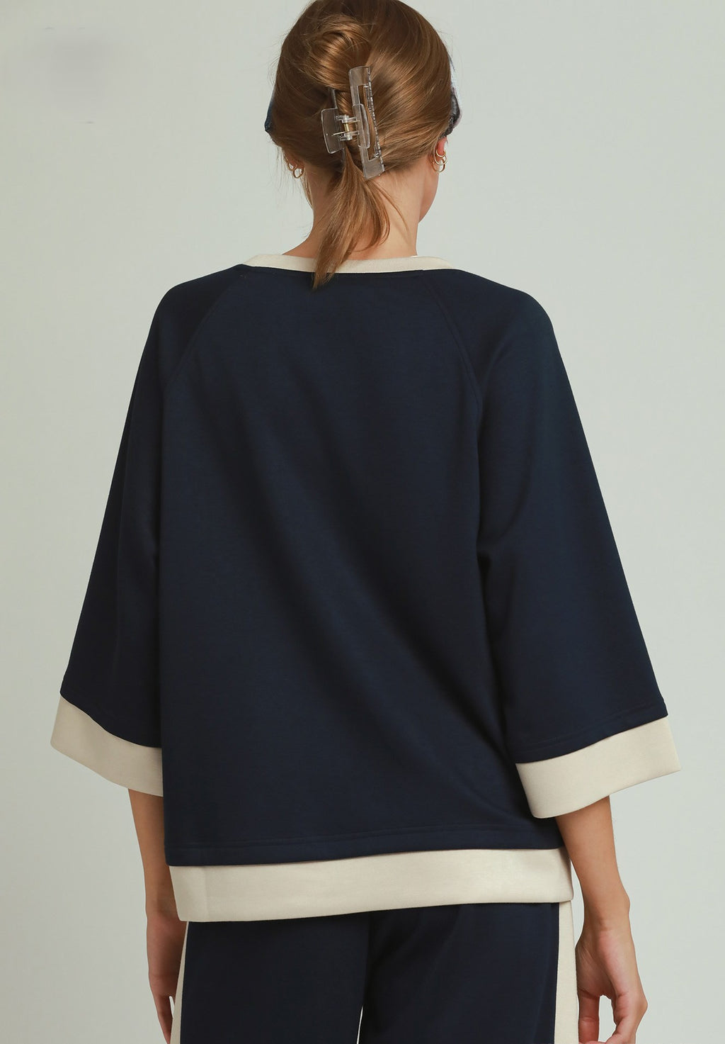 Colorblock Side Stripe Pants and Raglan Top