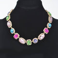 Multi Shape Stone Necklace