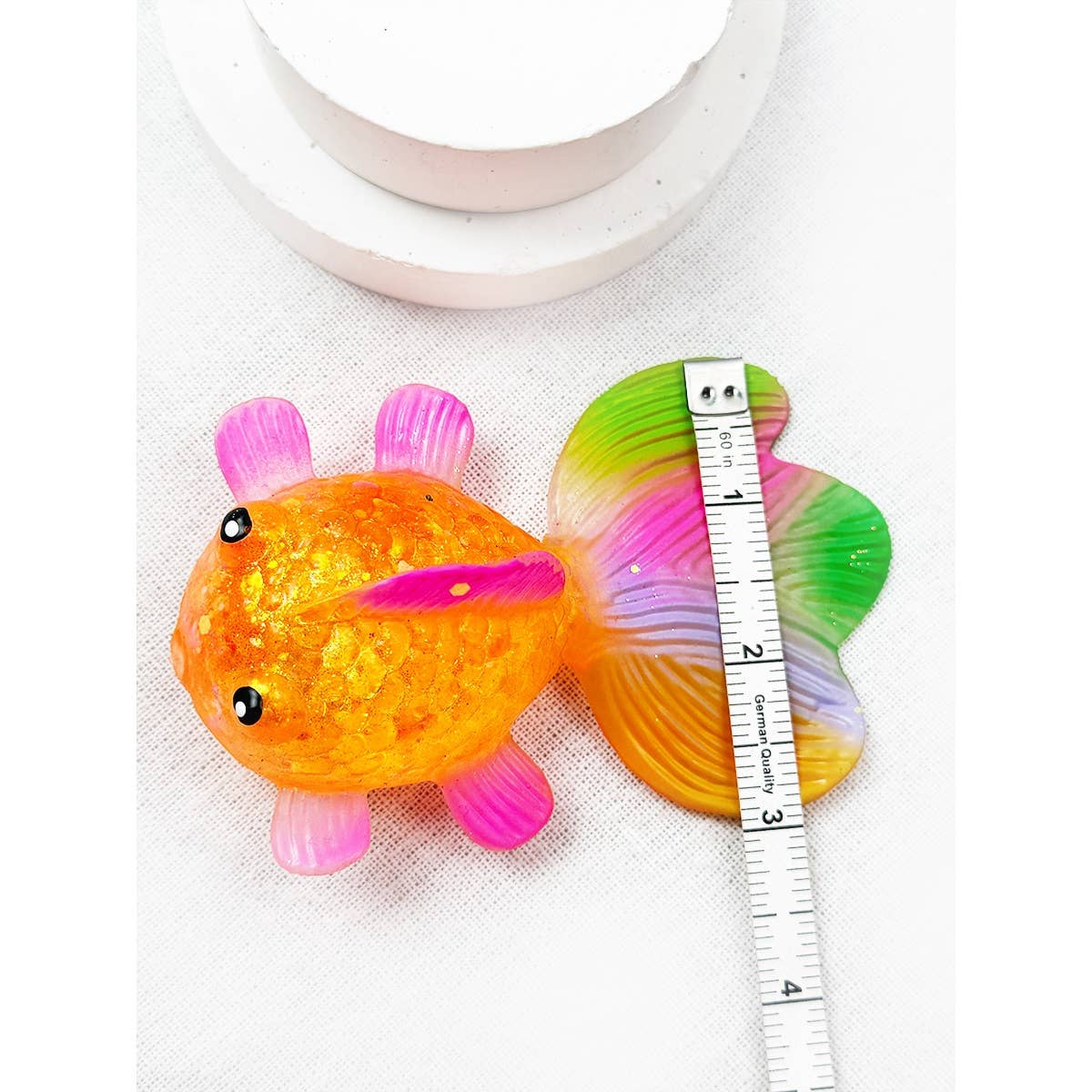 Gradient Color Maltose Gold Fish Squishy