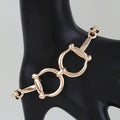 Horseshoe Chained Bracelet