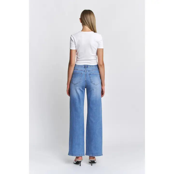Rhinestone Embellishment Jeans