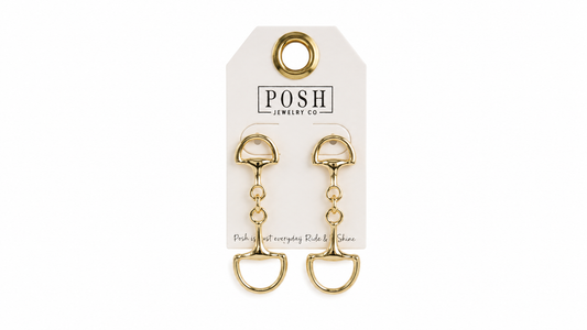 Horse Bit Dangle Earrings