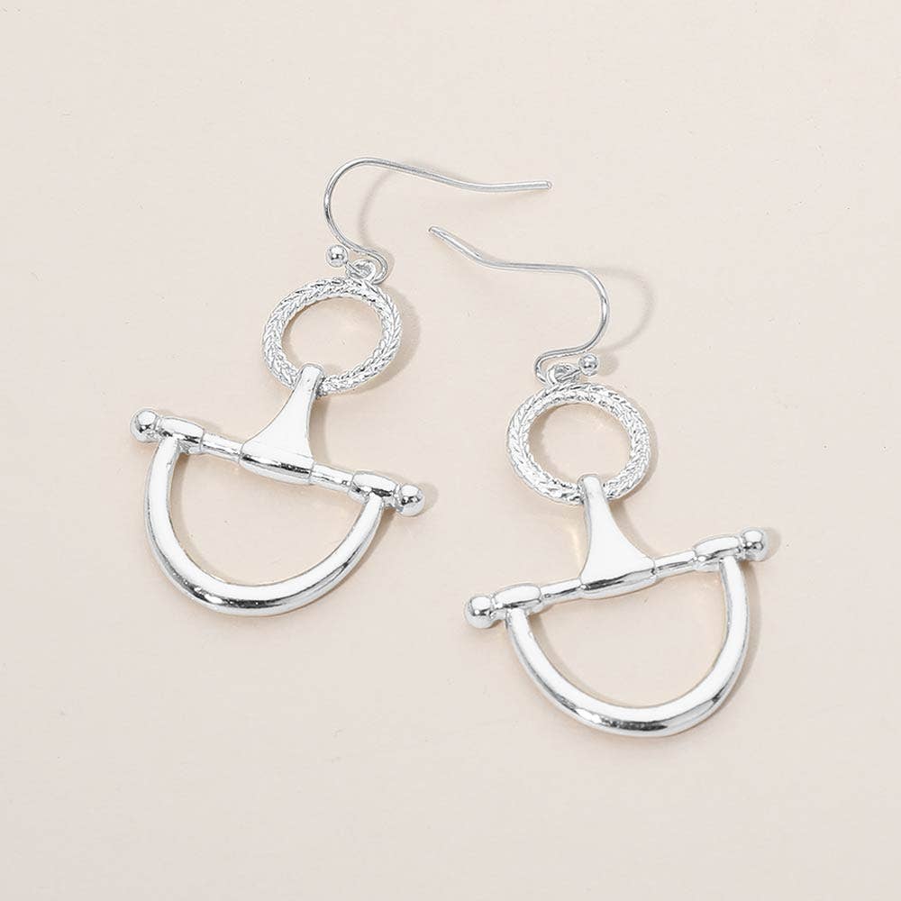 Horseshoe Drop Earrings