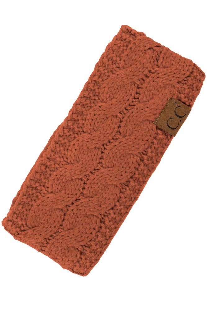 C.C Cable Knit Solid Headband