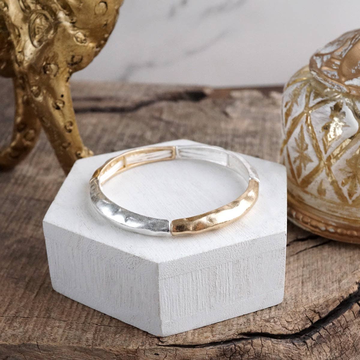Boho Stretchy Minimalist Bangle