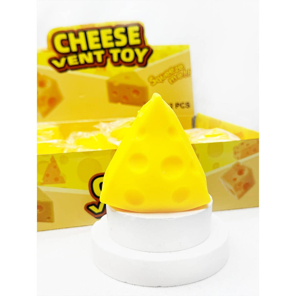 Viral Triangle Cheese Squishy Toy