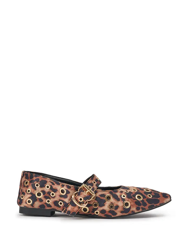 Leopard Ballett Flat
