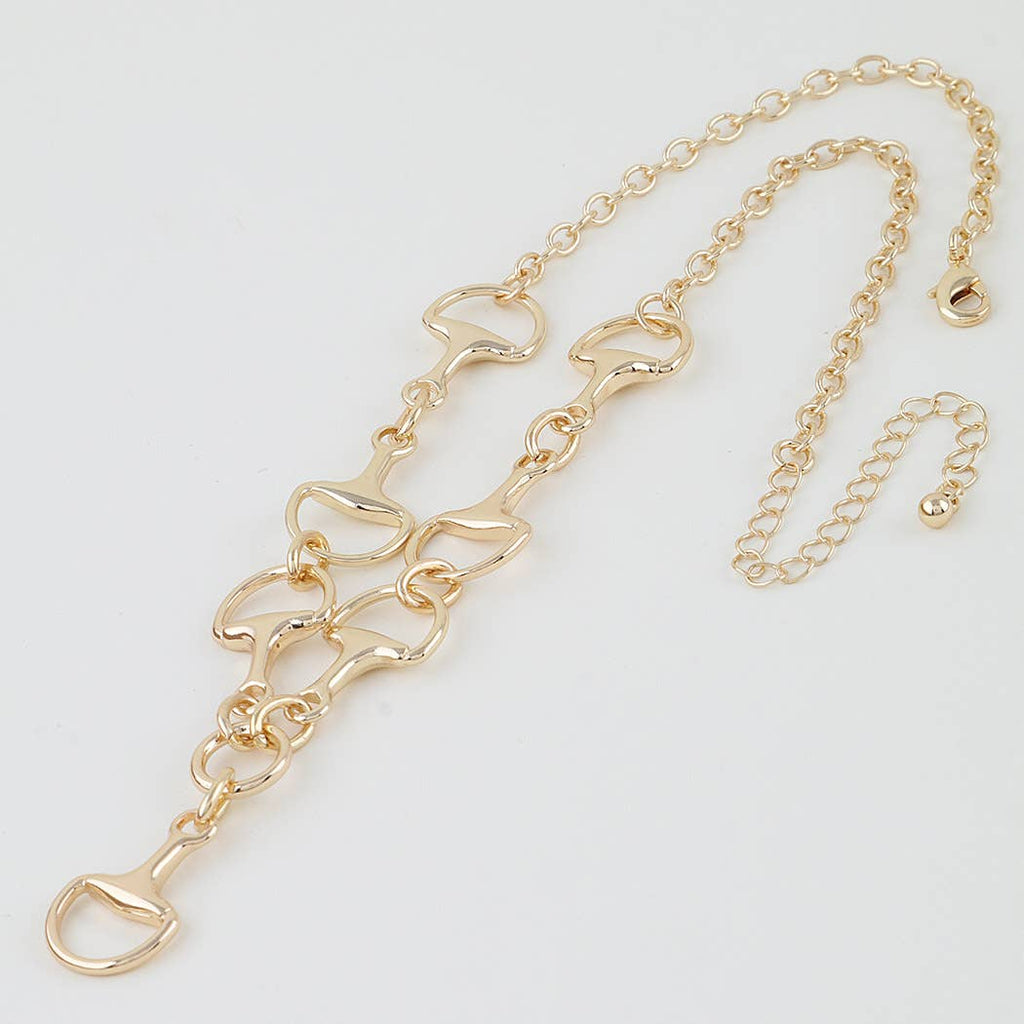 Polished Mariner Chain Drop Necklace