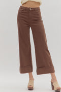 Espresso Hem Pants
