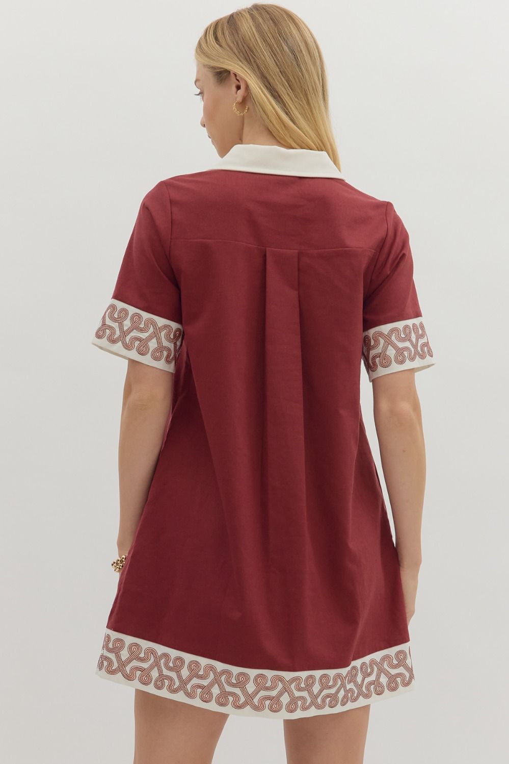 Burgandy Heritage Dress