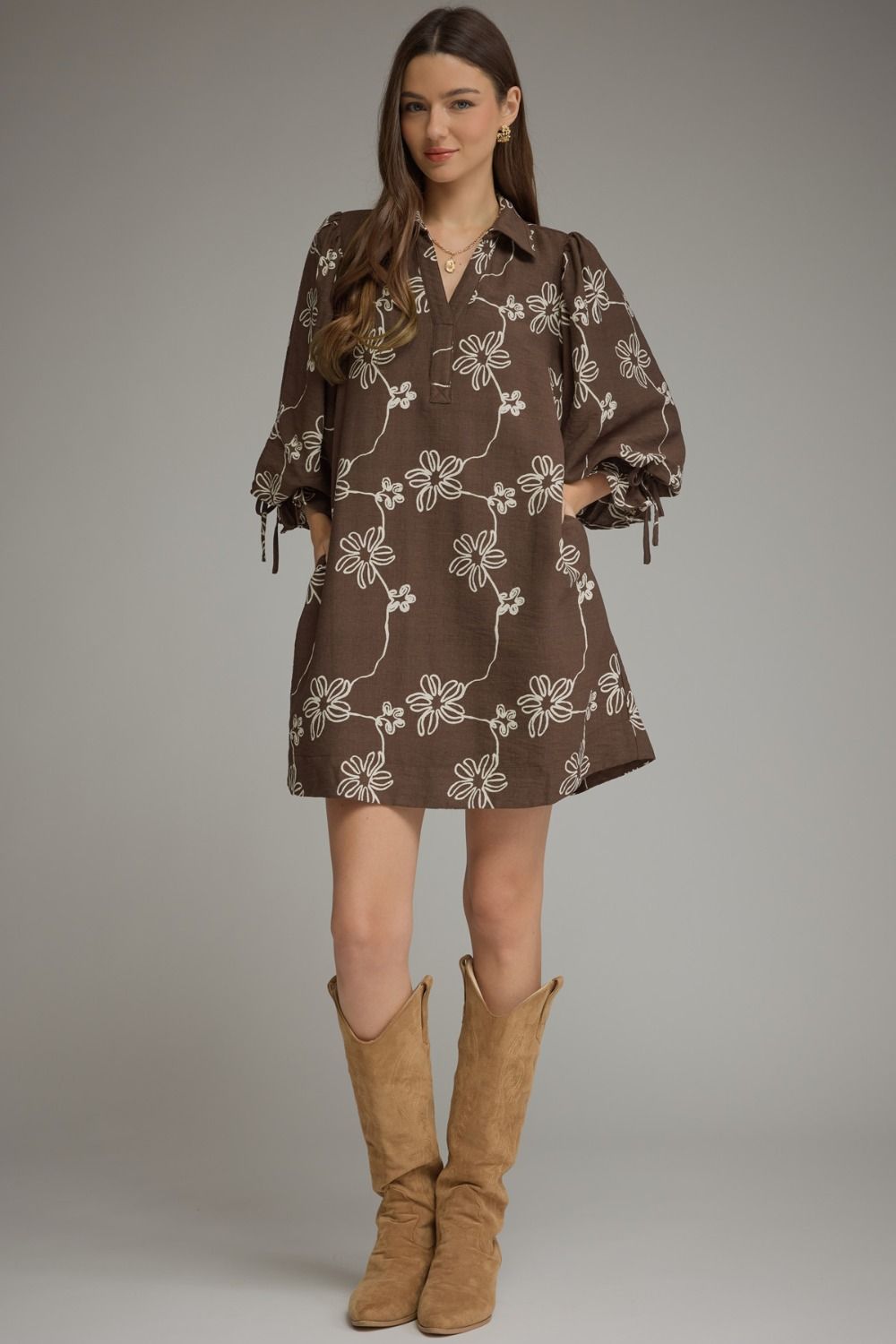 Floral mini dress