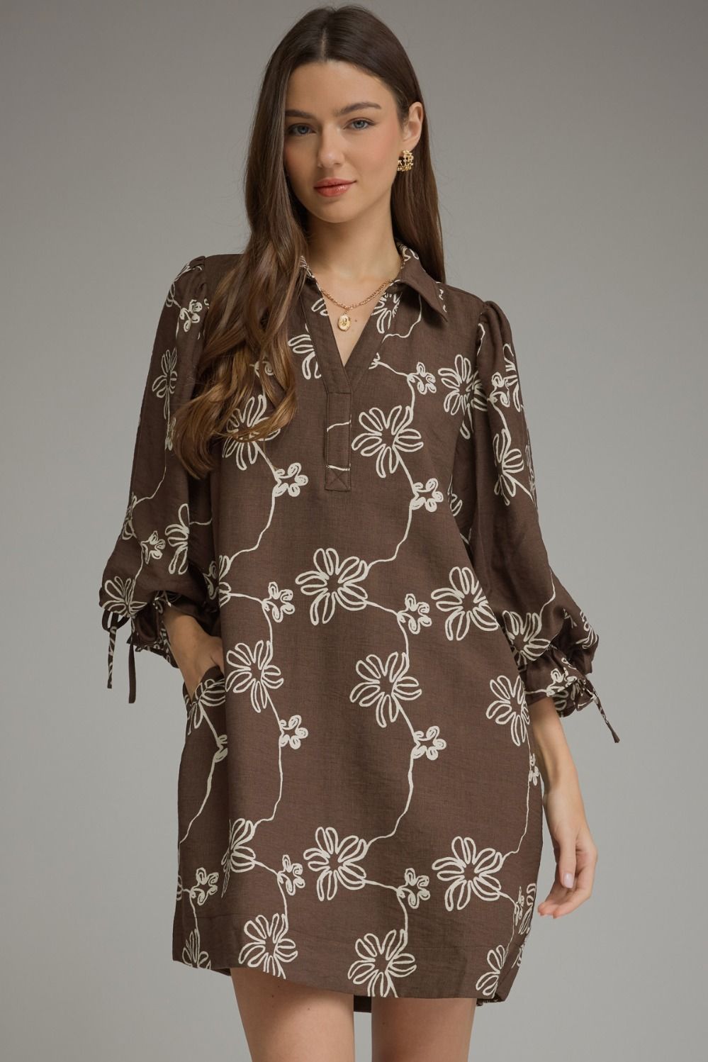 Floral mini dress