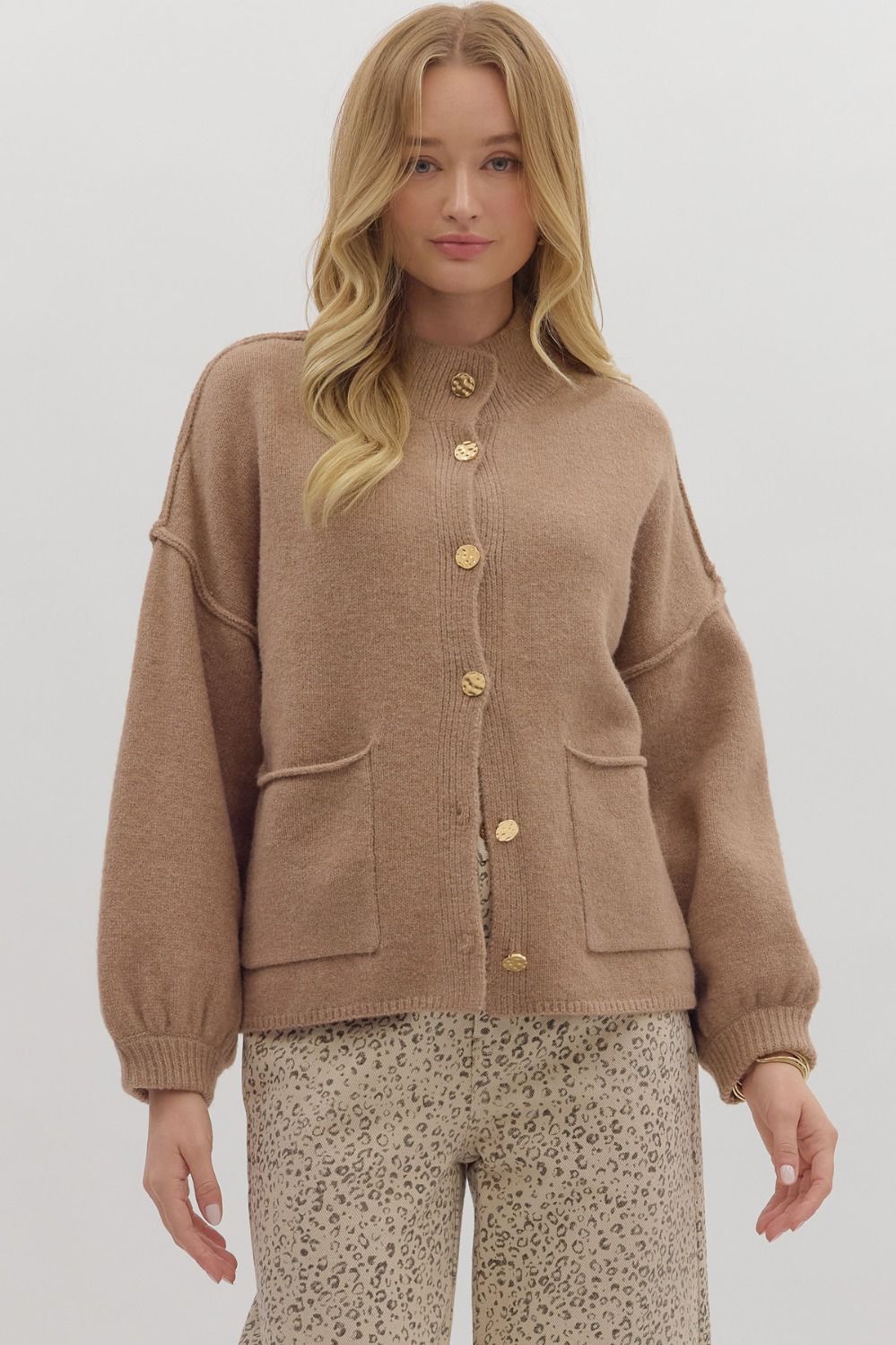 Cocoa Gold Cardigan