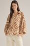 Bold Striped Tan Top
