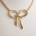 Bow Pendant Necklace