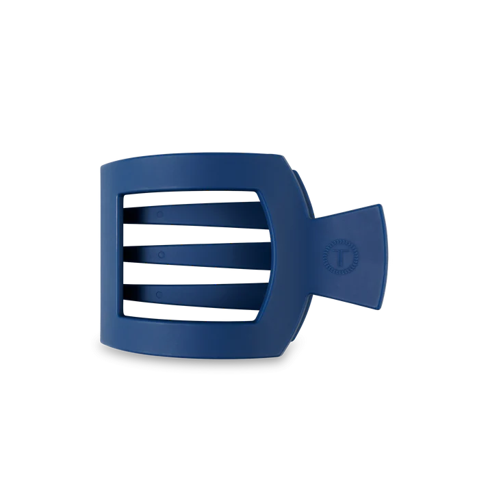 Midnight Rain Medium Flat Square Hair Clip