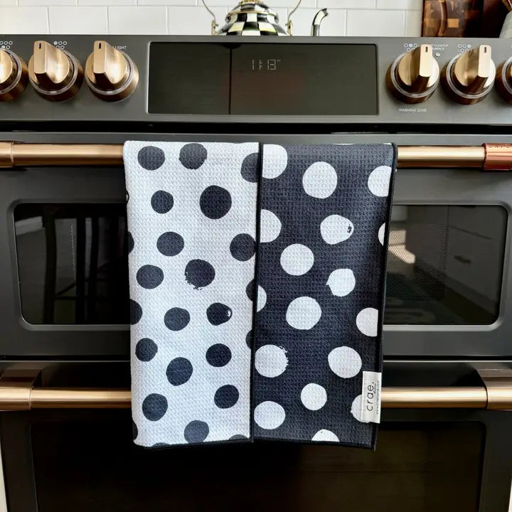 Polka Dottie - Reversible Hand Towel