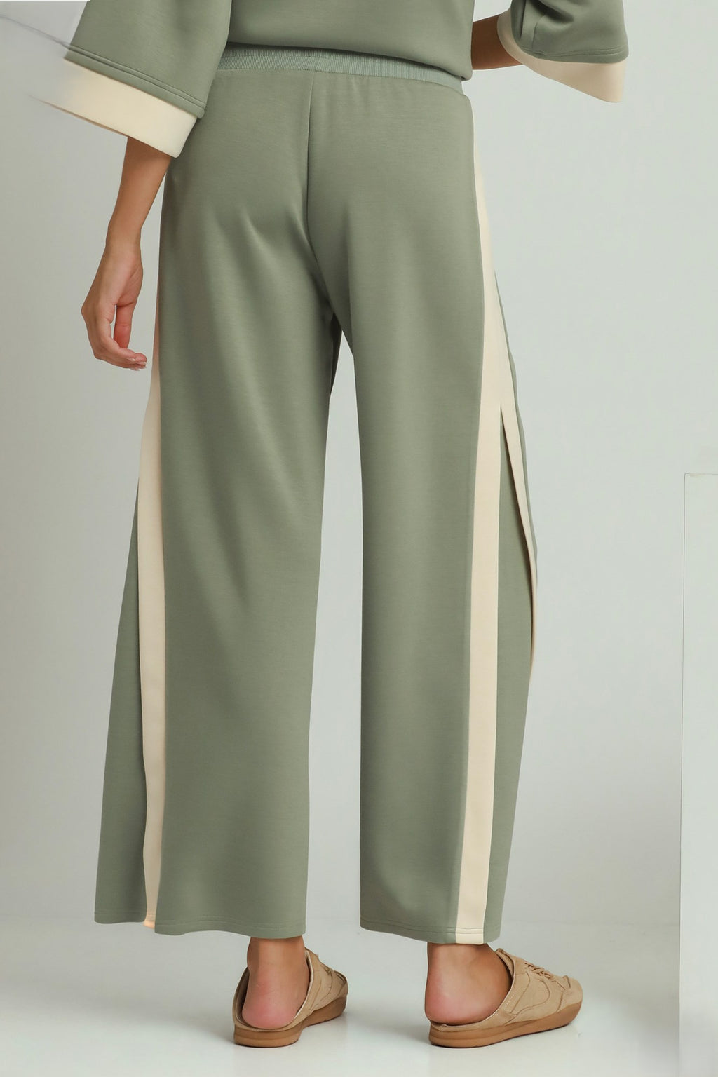 Colorblock Side Stripe Pants and Raglan Top