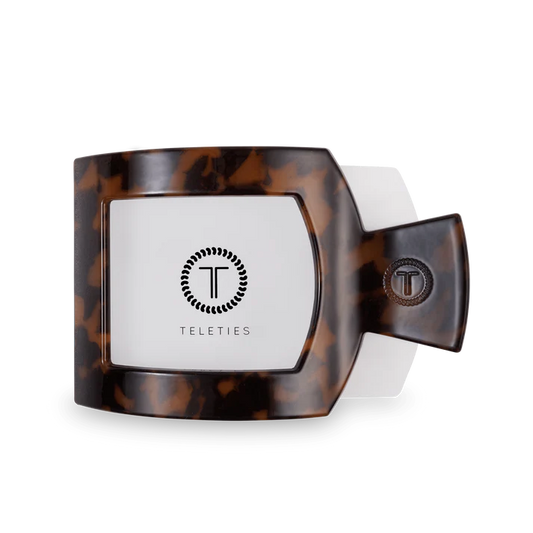 Tortoise Large Flat Square Hair Clip