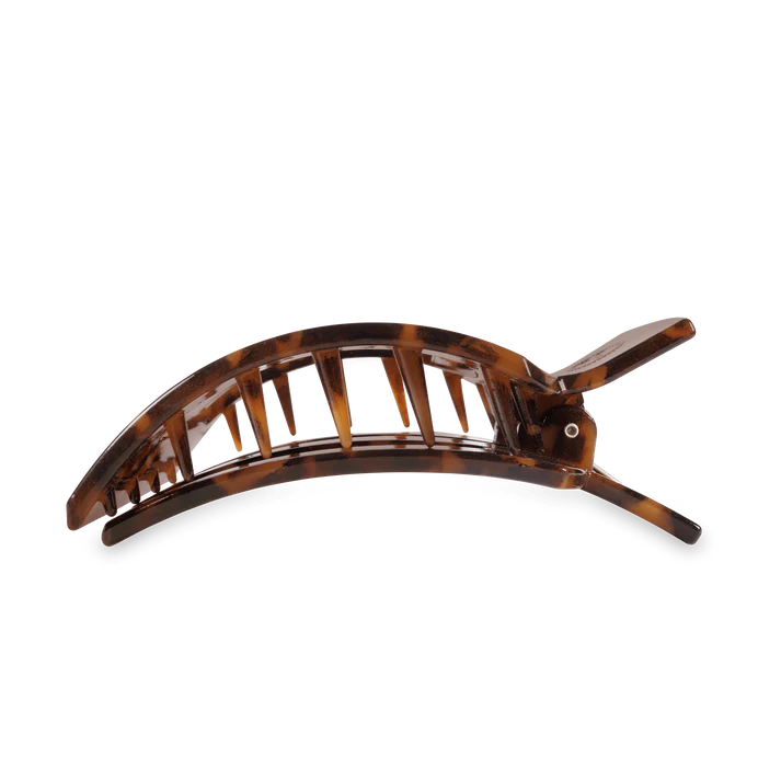 Tortoise Large Flat Square Hair Clip